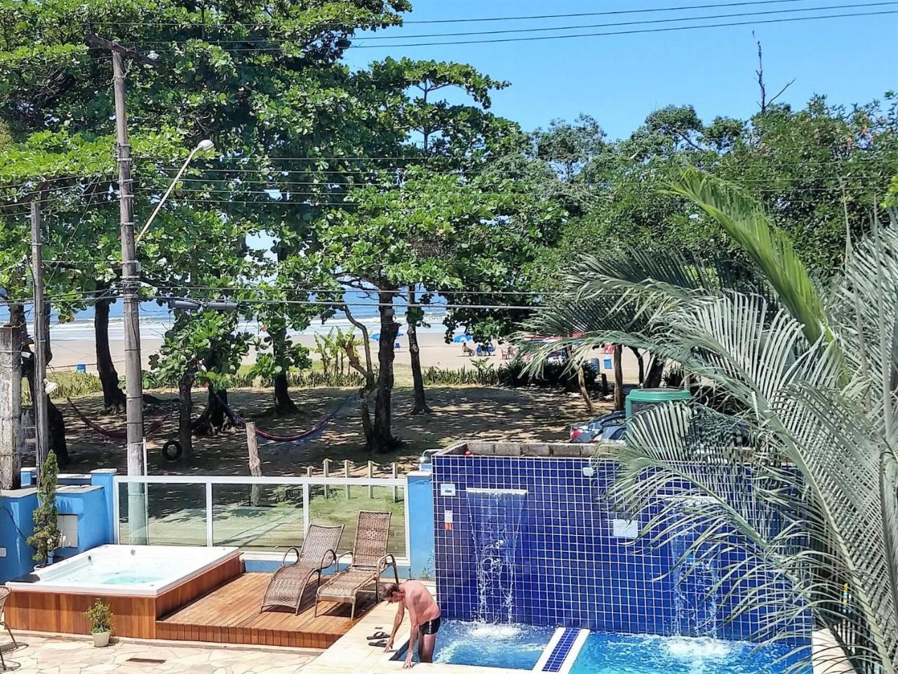 Pousada Vistazul - Piscina Climatizada - Pe Na Areia Bertioga Zewnętrze zdjęcie