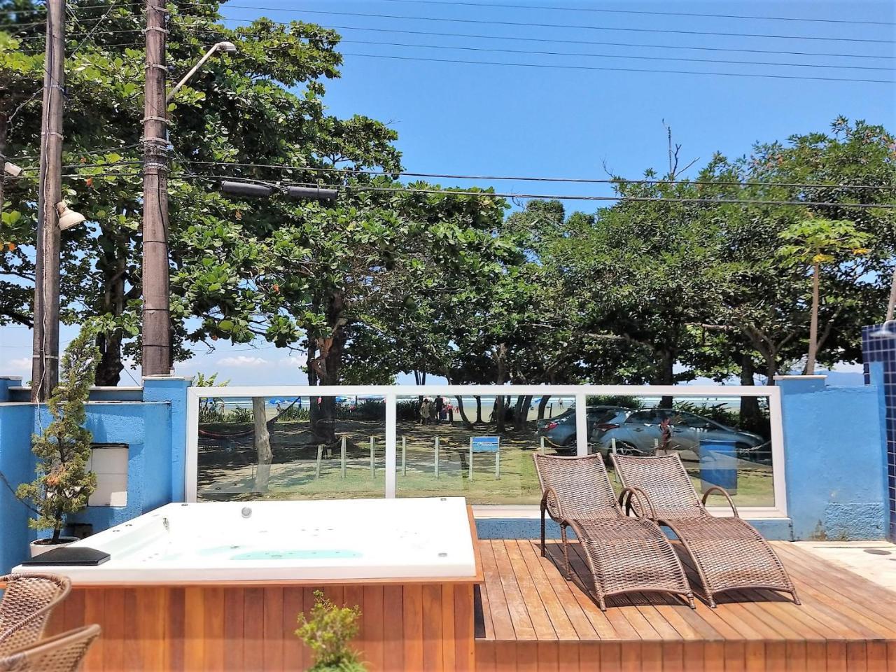 Pousada Vistazul - Piscina Climatizada - Pe Na Areia Bertioga Zewnętrze zdjęcie